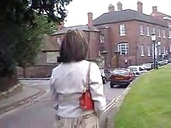 Gran polla con arnés en el culo y una paja de su dama